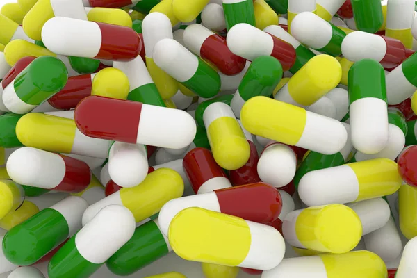 Sağlık Grup kapsül, ilaç veya p yakından ile kavramsal