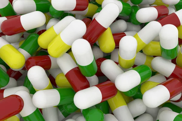 Sağlık Grup kapsül, ilaç veya p yakından ile kavramsal