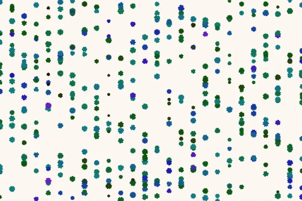 Grafico vettoriale. Modello astratto colorato sovrapposto a forma di stella . — Vettoriale Stock