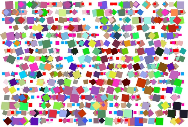 Gráfico vectorial. Cuadrado superpuesto abstracto coloreado, rectángulo s — Archivo Imágenes Vectoriales