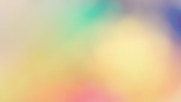 Colorful Blur Background Loop Colors Lights Cross Fade Each Other — Stock Video