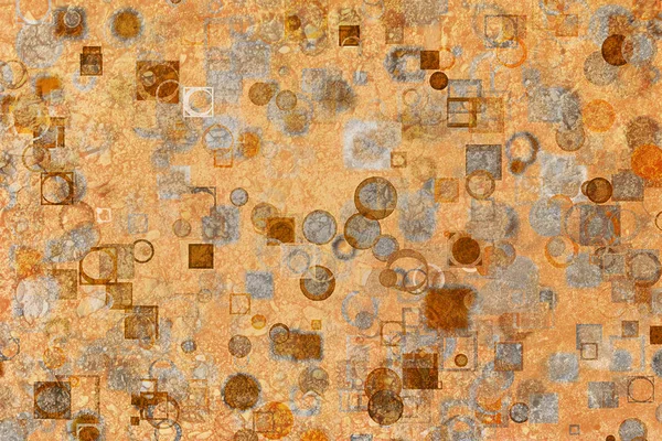 Soyut kavramsal model şekli. Eski, dağınık, oval ve generatif