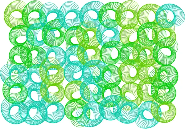 Abstract colored springs shape pattern. Art, mosaic, geometric & — Stockvector