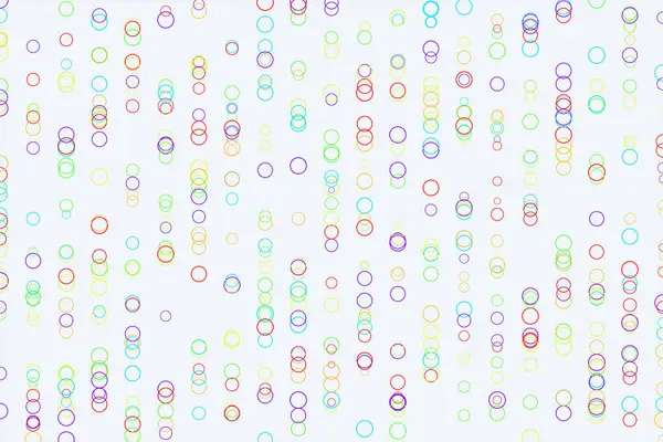 Abstrakt konceptuella cirklar, bubblor, sfär eller ellipser mönster — Stock vektor