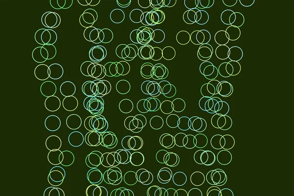 Conceptual background circles, bubbles, sphere or ellipses patte — Stock Vector