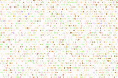 Renk soyut oval ve karma desen generatif sanat arka plan. S