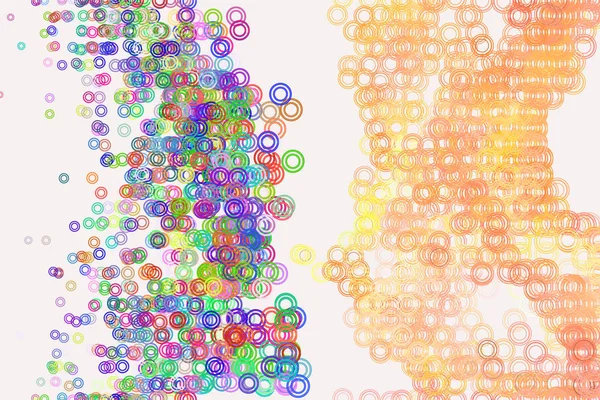 Abstraktní geometrické kruhy, bubliny. Tvar, vzorek, textura, me — Stockový vektor
