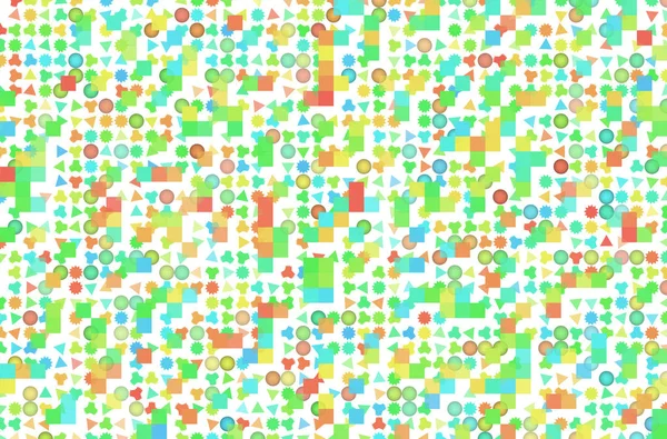 Abstract conceptual pattern shape. Generative, tiled, mosaic & w — Stock Photo, Image