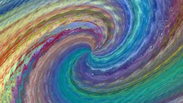 Abstract Twirl Blur Smooth Rotate Spin Motion Colorful Background Loop — Stock Video