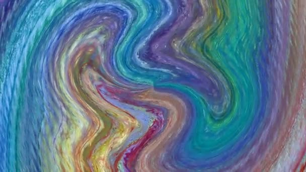 Абстрактное Размытие Плавное Вращение Вращение Цветной Фоновый Цикл Хорошо Подходит — стоковое видео