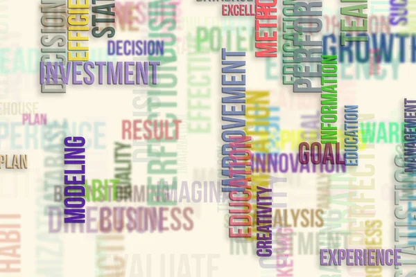 Zakelijke word cloud, business — Stockfoto