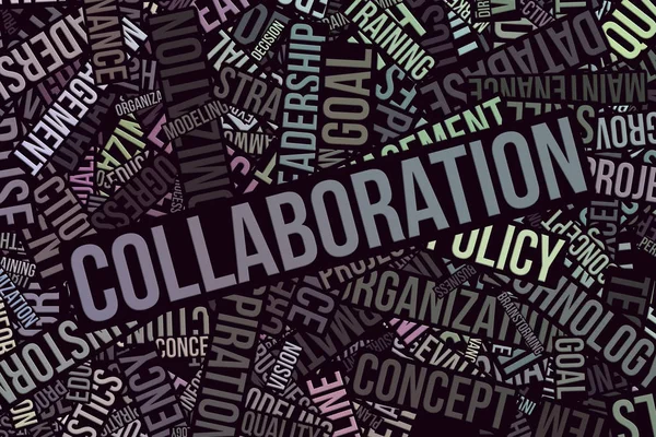 Collaboration, pour texture ou fond . — Photo