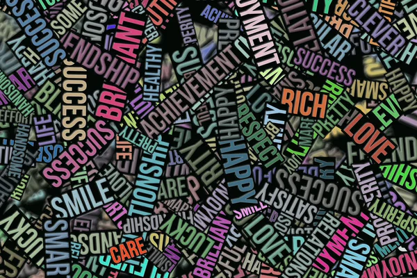 Happy word cloud, business