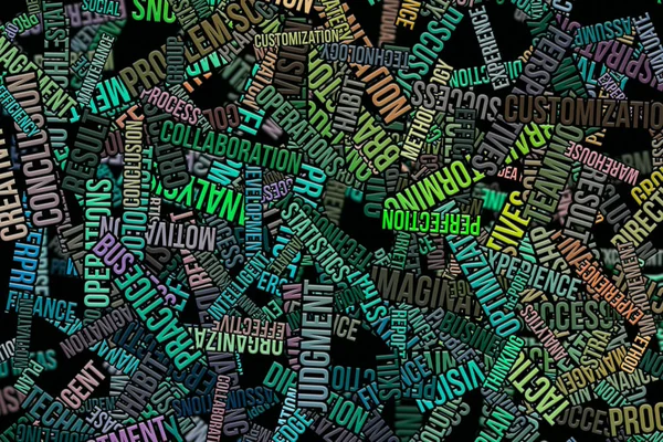 Words cloud business, background or texture for design. Illustra — Stock Photo, Image