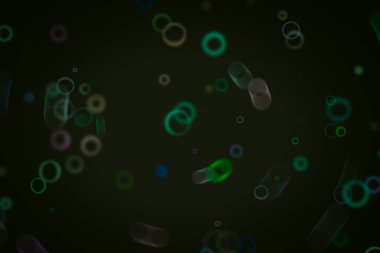 Grafik tasarım için desen şekli illüstrasyonlar arka plan. Bubbl