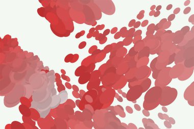 Soyut geometrik hareket, partikül veya rasgele desen. Şekil, beni