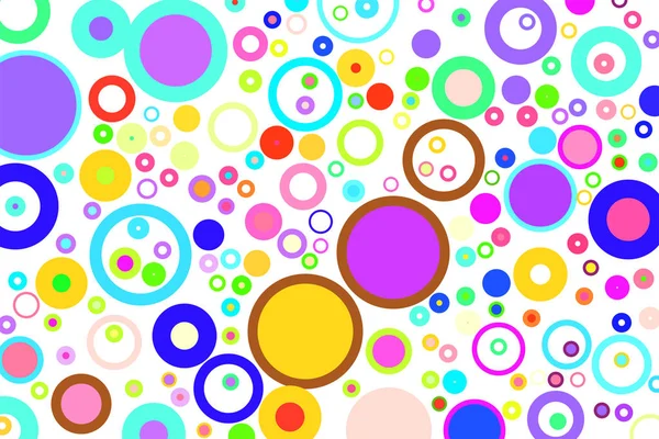 Абстрактные геометрические круги, пузыри. Shape, pattern, style, temp — стоковый вектор