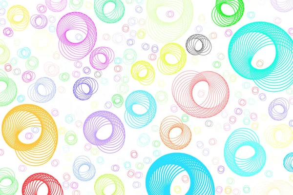 Abstract conceptual circles or ellipses pattern. Shape, bubbles, — Stock Vector