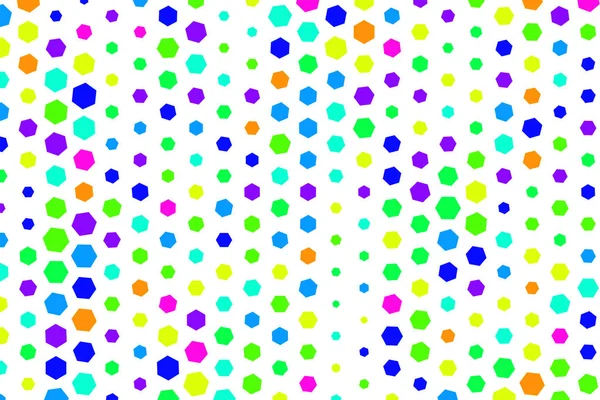 Background abstract hexagon pattern for design. Shape, illustrat — Stock Vector