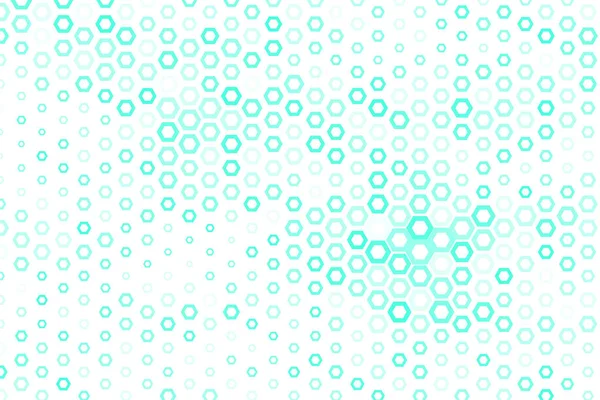 Färgbakgrund abstrakt hexagon mönster generativa konst. Form, — Stock vektor