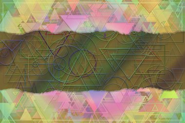 Adı, resim yazısı veya başlık için boş soyut desen arka plan. Sh