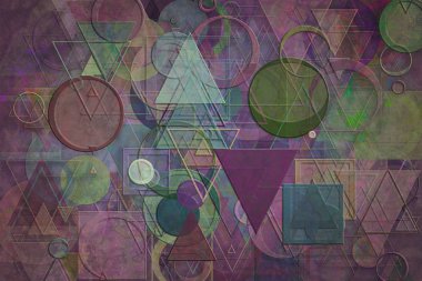 Grafik tasarım, desen şekli için arka plan. Dekorasyon, geomet