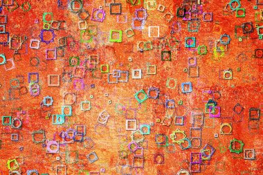 Deseni sanatsal arka plan şekli. Duvar kağıdı, moda, 