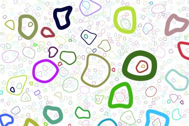 Soyut geometrik karma desen, renkli ve sanatsal grafiği için