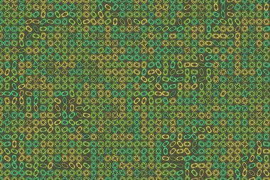 Kavramsal arka plan oval ve karma desen tasarımı için. Tekrar ediyorum, d