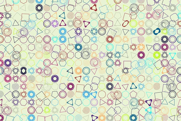 Αφηρημένο σύγχρονο γεωμετρικού υποβάθρου μικτή μοτίβο. Έννοια, γ — Διανυσματικό Αρχείο