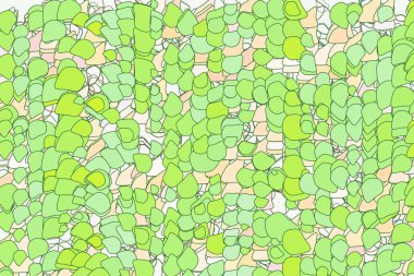 Renk soyut Karma Desen generatif sanat arka plan. Beyaz, ben