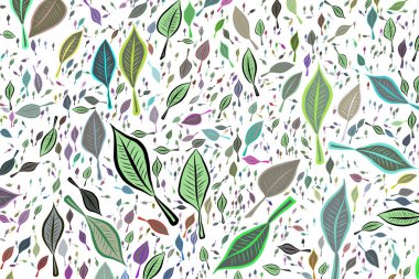 Çizim desen generatif sanat arka plan renk soyut bırakır.