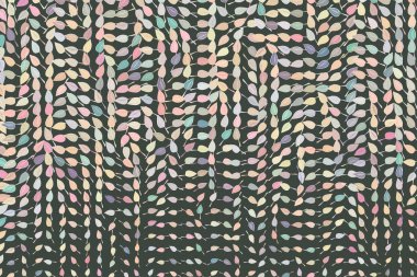 Arka plan şekli ile desen çizimi bırakır. Sanat, w