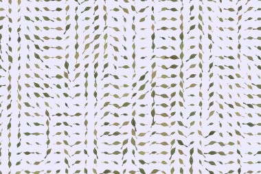 Soyut geometrik yaprakları desen, renkli ve sanatsal f çizimi