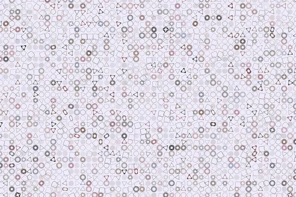 Formen på blandad, abstrakta bakgrundsmönster. Mosaik, ellipser, v — Stock vektor