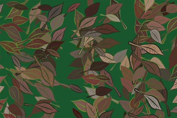 Абстрактний фон з формою малюнка листя. Природа — стоковий вектор