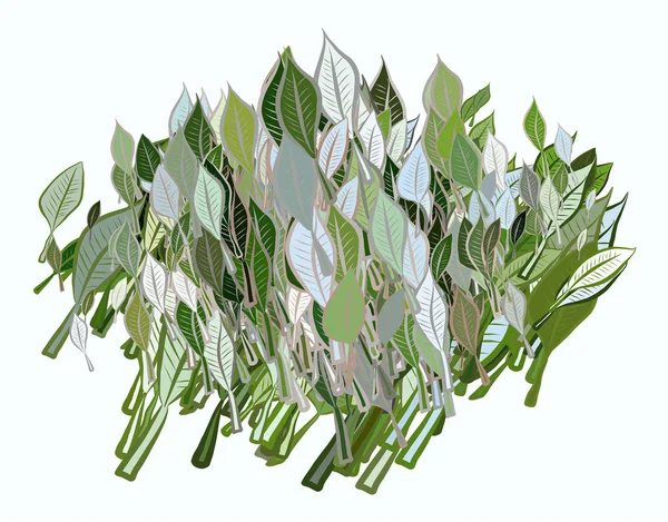 Forma del dibujo de las hojas, patrón de fondo abstracto. Web, conce — Archivo Imágenes Vectoriales