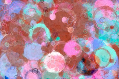 Rasgele çember, elips veya kabarcık şekli. İllüstrasyon, kağıt, gra