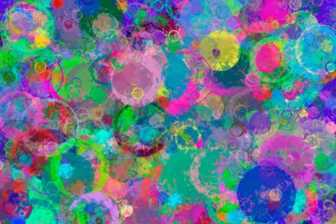 Rasgele çember, elips veya kabarcık şekli. Tasarım, moda, yüzey