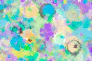 Rasgele çember, elips veya kabarcık şekli. Fırça, yuvarlak, dijital 