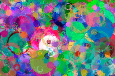 Rasgele çember, elips veya kabarcık şekli. Dağınık, zemin, duvar kağıdı 