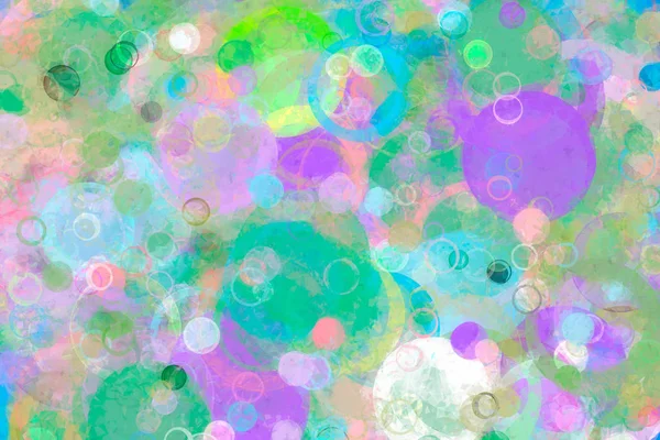 Zufallskreis, Ellipse oder Blasenform. Muster, Wirkung, Illusion — Stockfoto