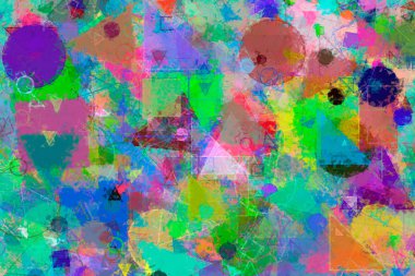 Rasgele daire, kare. Üretici, tekrar ediyorum, renk ve ayrıntıları.