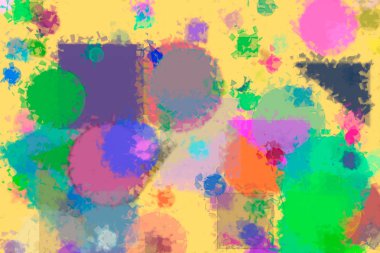 Rasgele daire, kare ve dikdörtgen şekli. Elips, doku, dekor