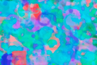 Random circle, square & rectangle shape. Old, design, ellipse & 