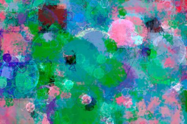 Rasgele daire, kare ve dikdörtgen şekli. Renk, duvar kağıdı, textu