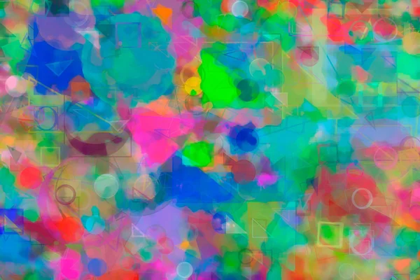 Rasgele daire, kare. Modern, oval, çizim ve çizim.