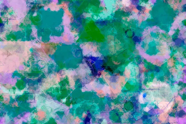 Rasgele daire, kare. Kapak, dağınık, stil ve generatif.