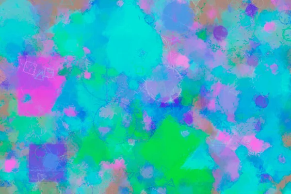 Rasgele daire, kare. Yüzey, eski, şablon ve kabarcık.