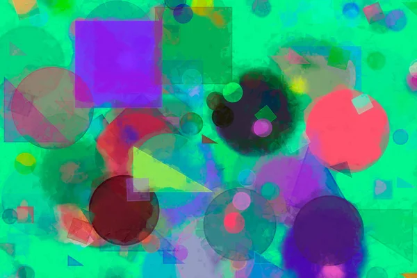 Rasgele daire, kare ve dikdörtgen şekli. Zemin, modern, depo